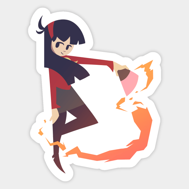 Angel of Fire Sticker by KyleLabriola